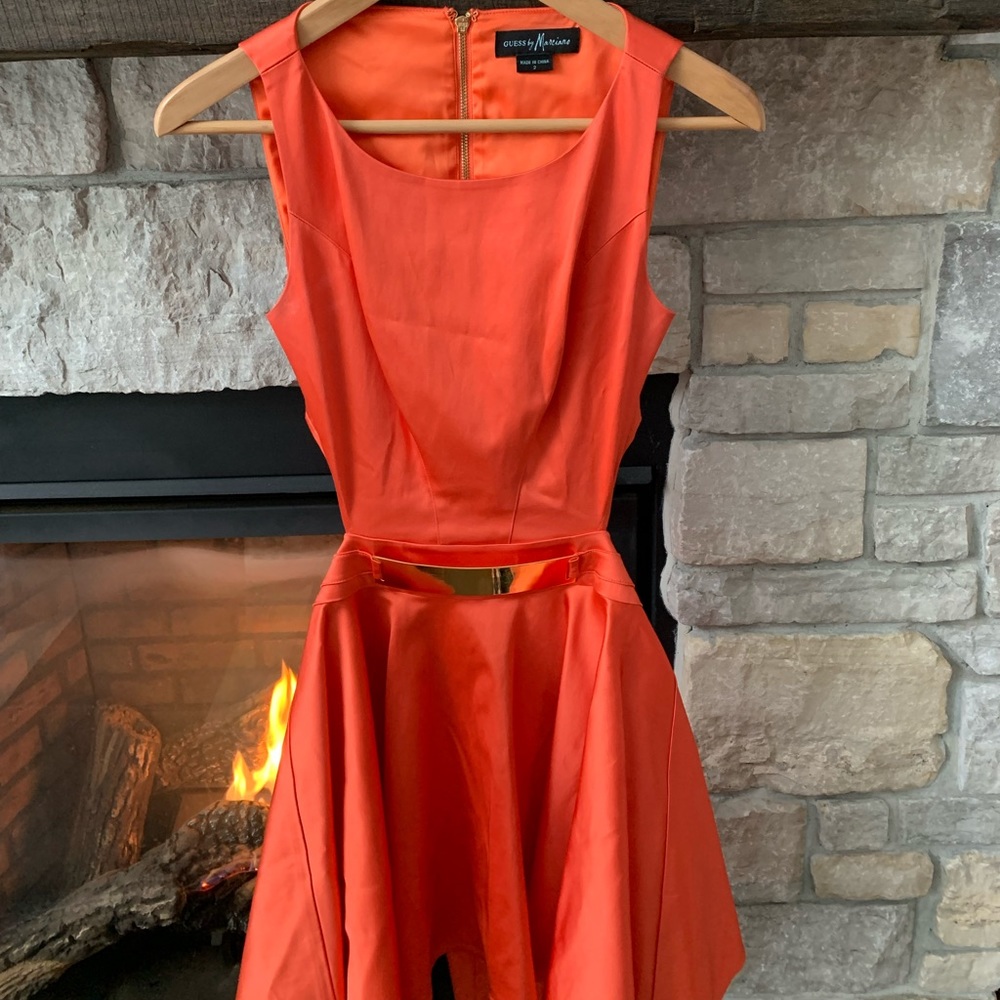 Marciano Semi-Formal Dress with Open Sides/Back